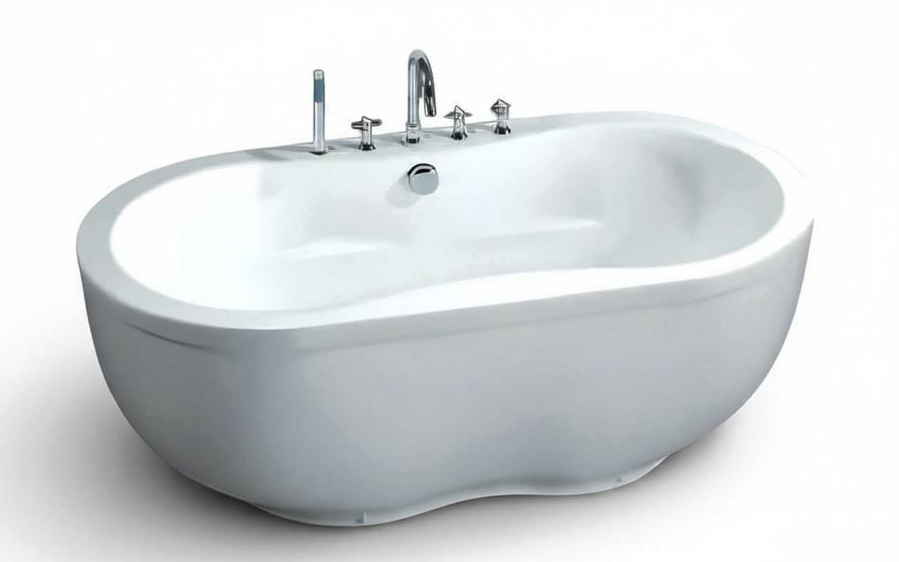 Wanne Badewanne Designwanne Acrylwanne Raumsparwanne Komfortwanne 165x85 cm