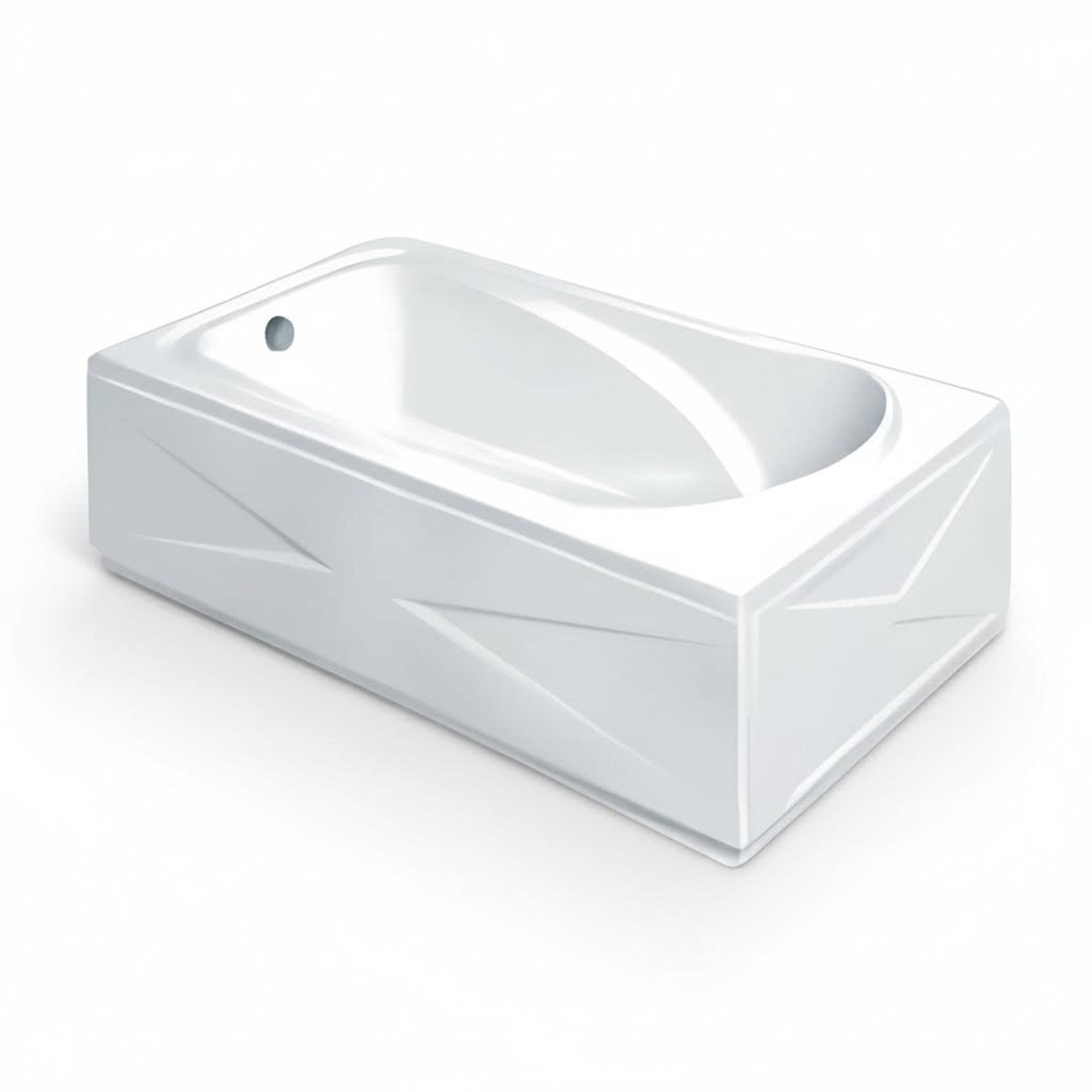 Wanne Badewanne Designwanne Acrylwanne Raumsparwanne Komfortwanne 169x75 cm