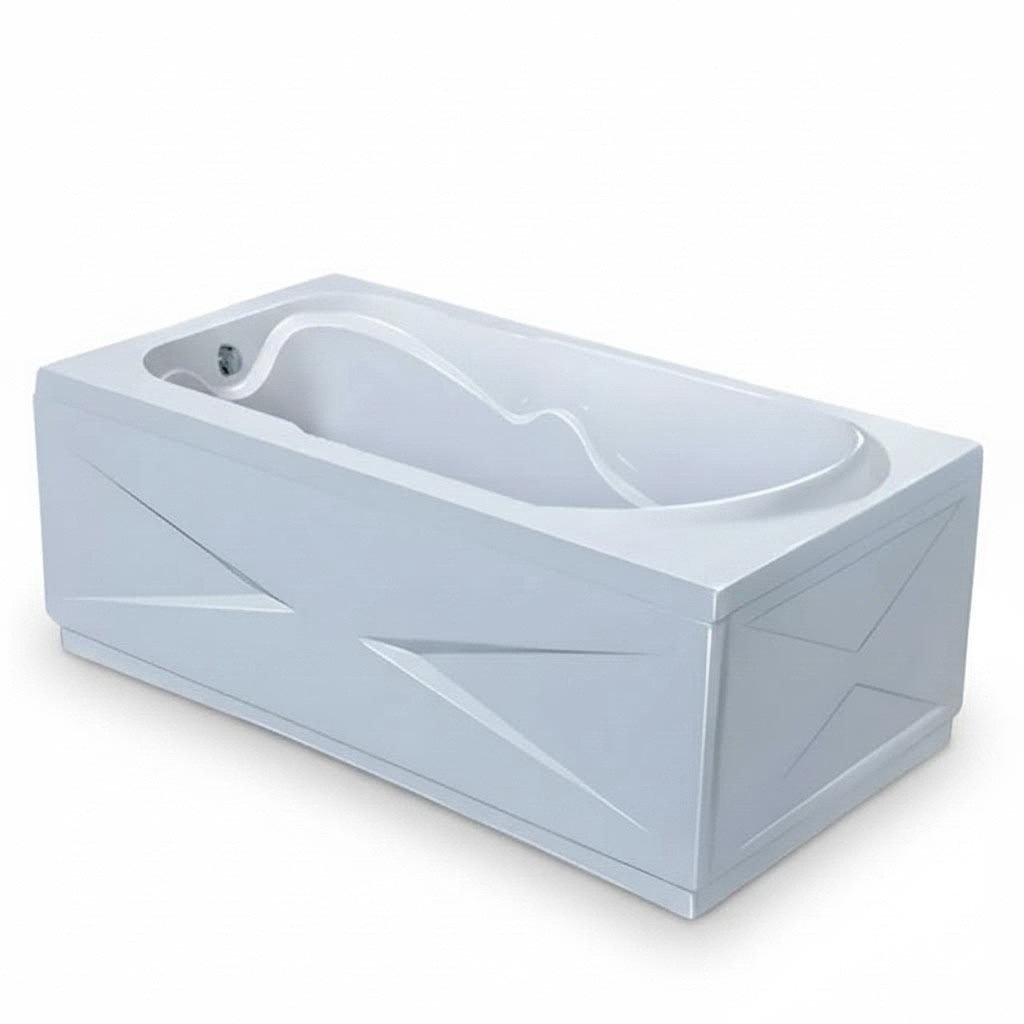 Wanne Relaxwanne Komfortwanne Badewanne Acrylwanne Bad Designwanne 130x71 cm