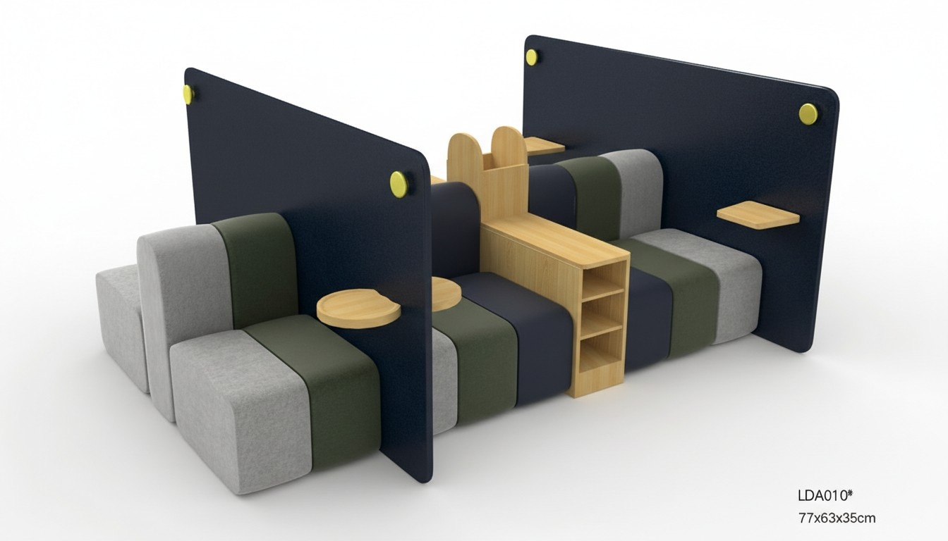 Wartezimmer Möbel Sitz Garnitur Hotel Büro Kanzlei Praxis Einrichtung Textil Neu