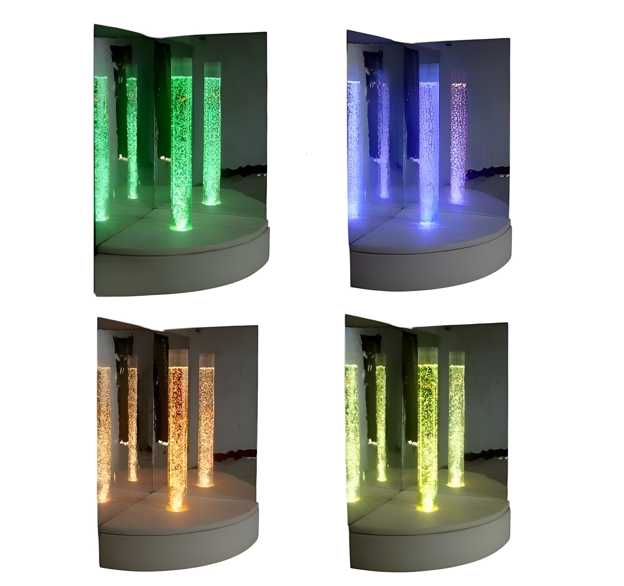Wasser Säule 150cm Wasser Spiel Wohnzimmer Deko Dekoration Steh Lampe Wasserwand