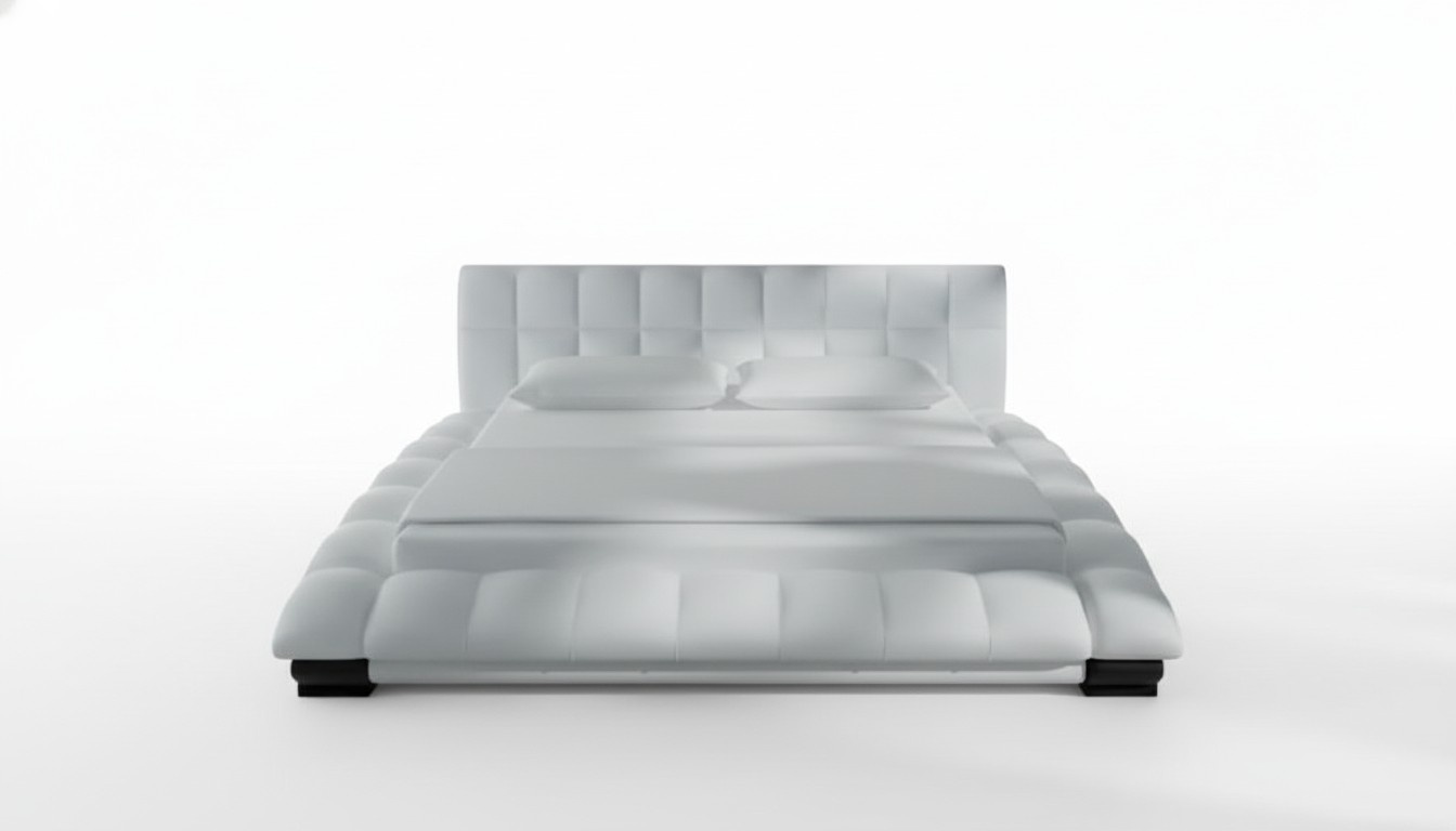 Wasserbett Komplett Lederbett Polsterbett mit Matratze Neu SANTANA Bett Betten