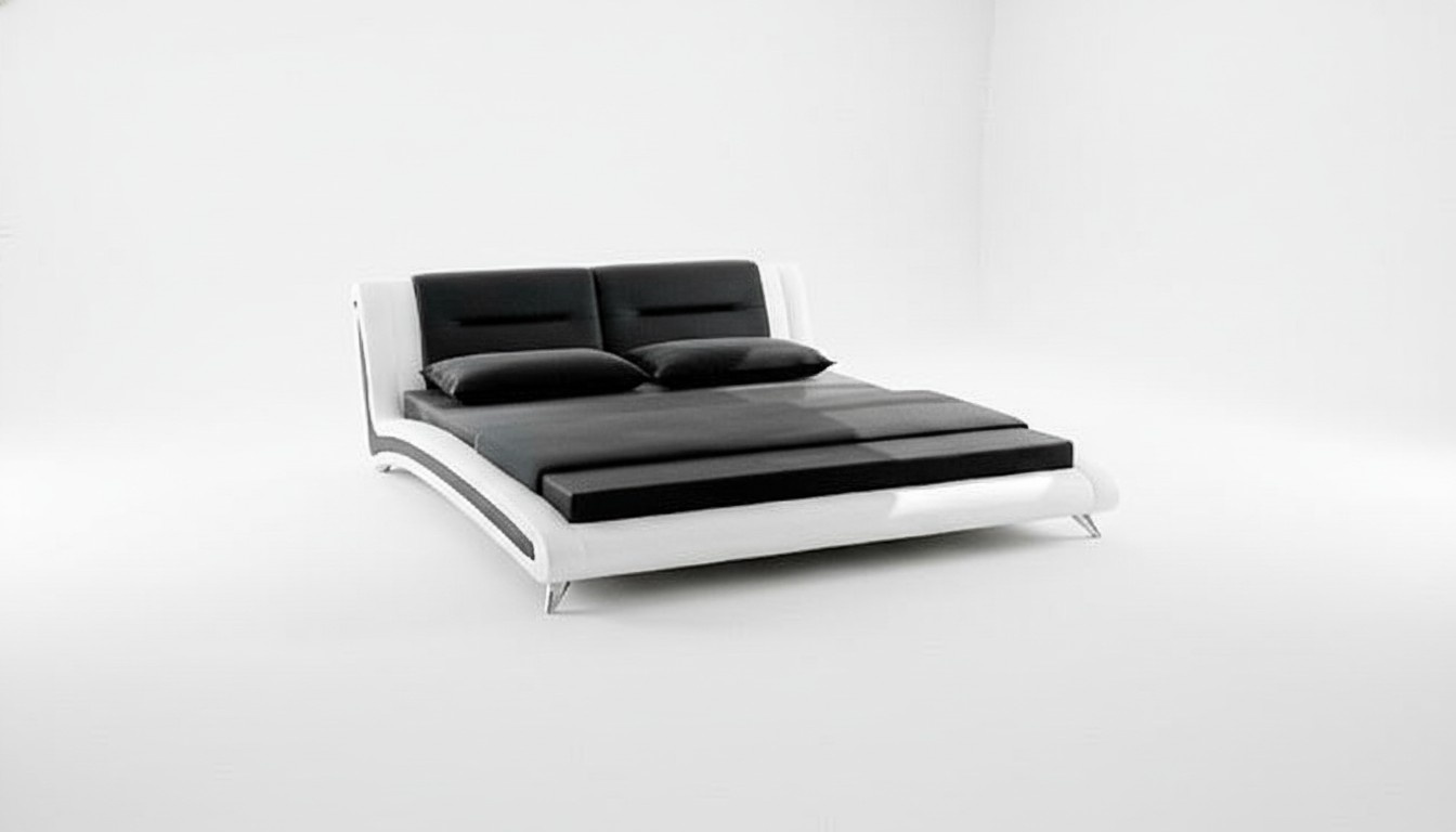 Mairobi Wasserbett Bett Betten Komplett Lederbett Polsterbett mit Matratze Neu