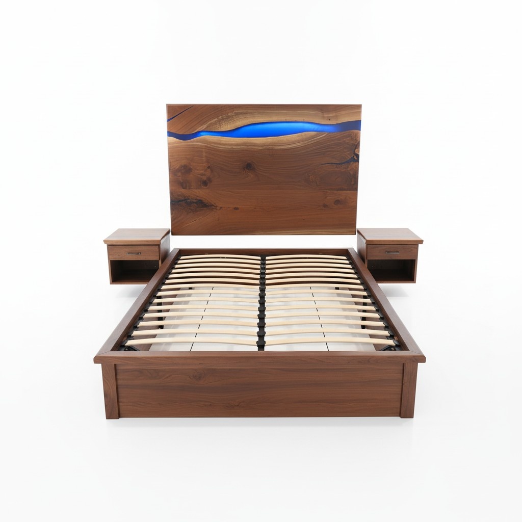 wasserfall Wandpaneel epoxid harz Platte epoxy Paneel echtes holz verkleidung