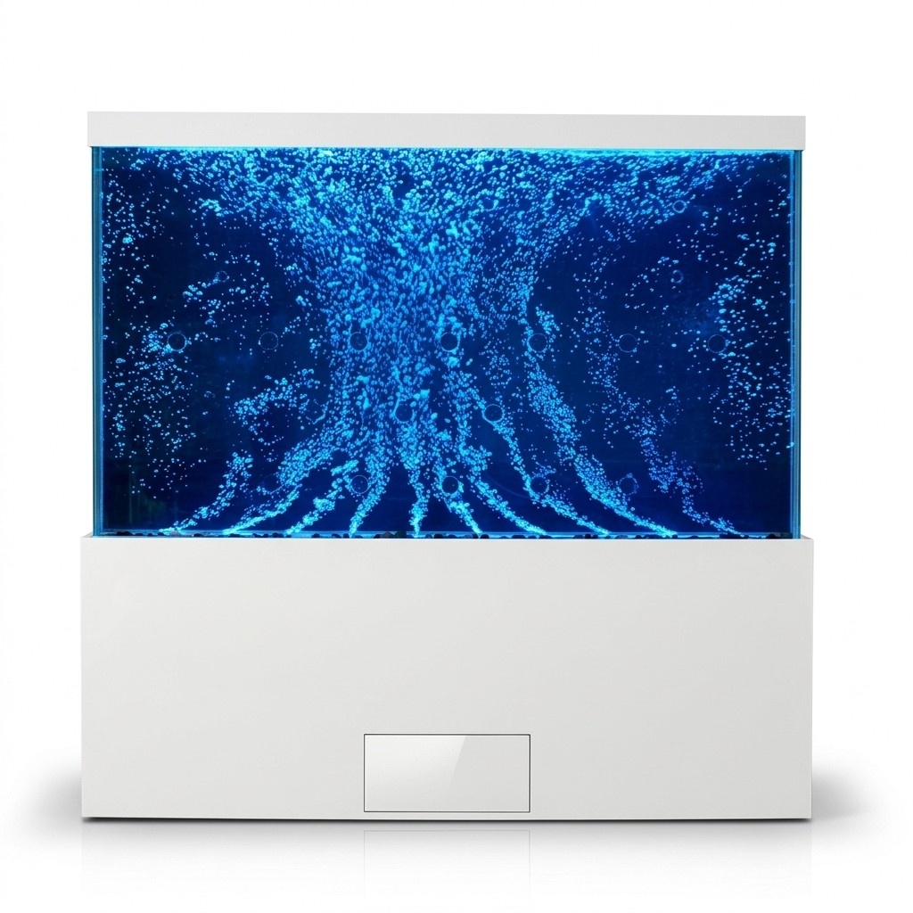 Wassersäulen Trennwand Designer Edelstahl Säulen Wände Led Wand Wandpaneel Neu