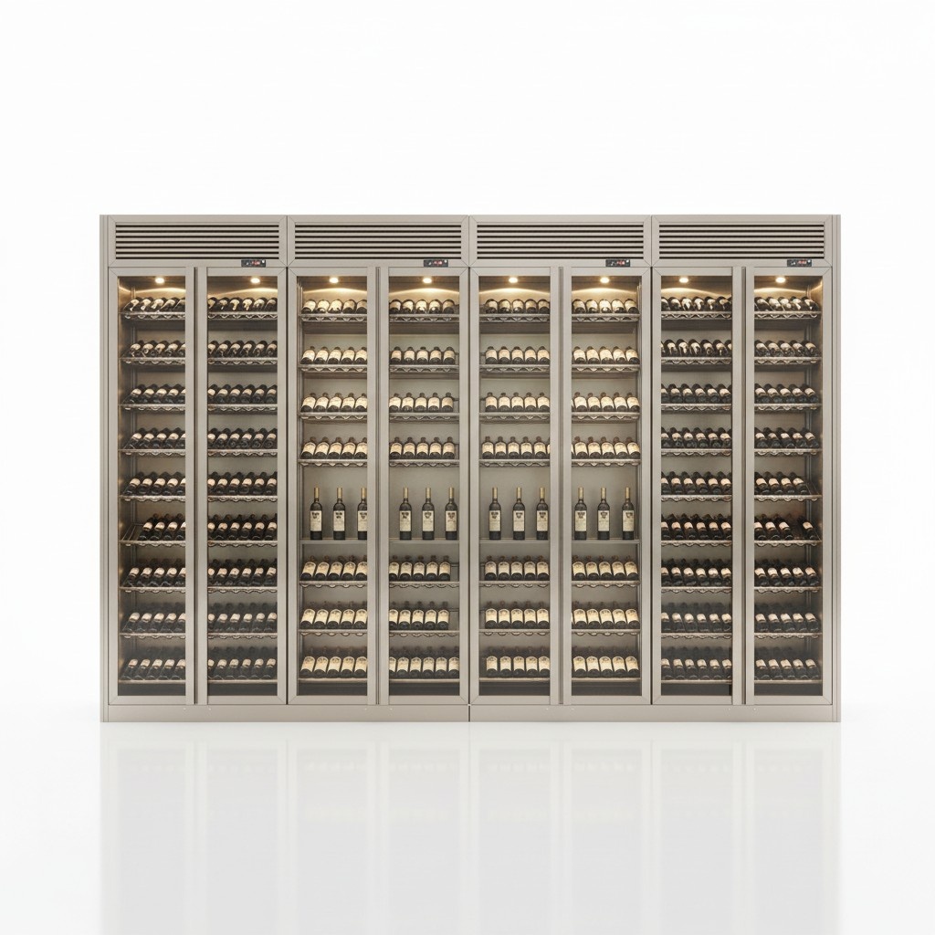 Weinkühlschrank Weinlagerregal Design-Weinschrank Weinhalter Flaschenregal