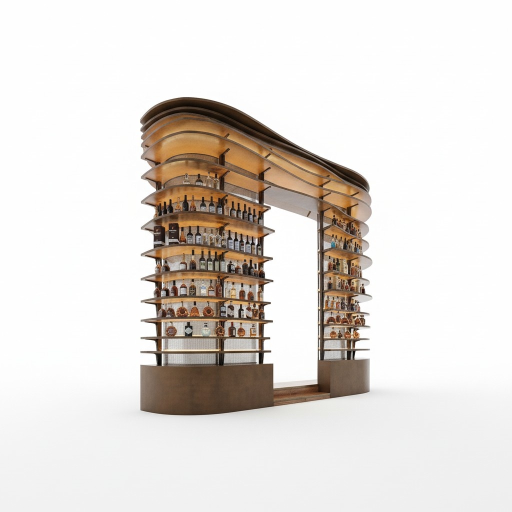 Weinregal Barschrank Weinschrank Weinlagerregal Weinmöbel Flaschenregal