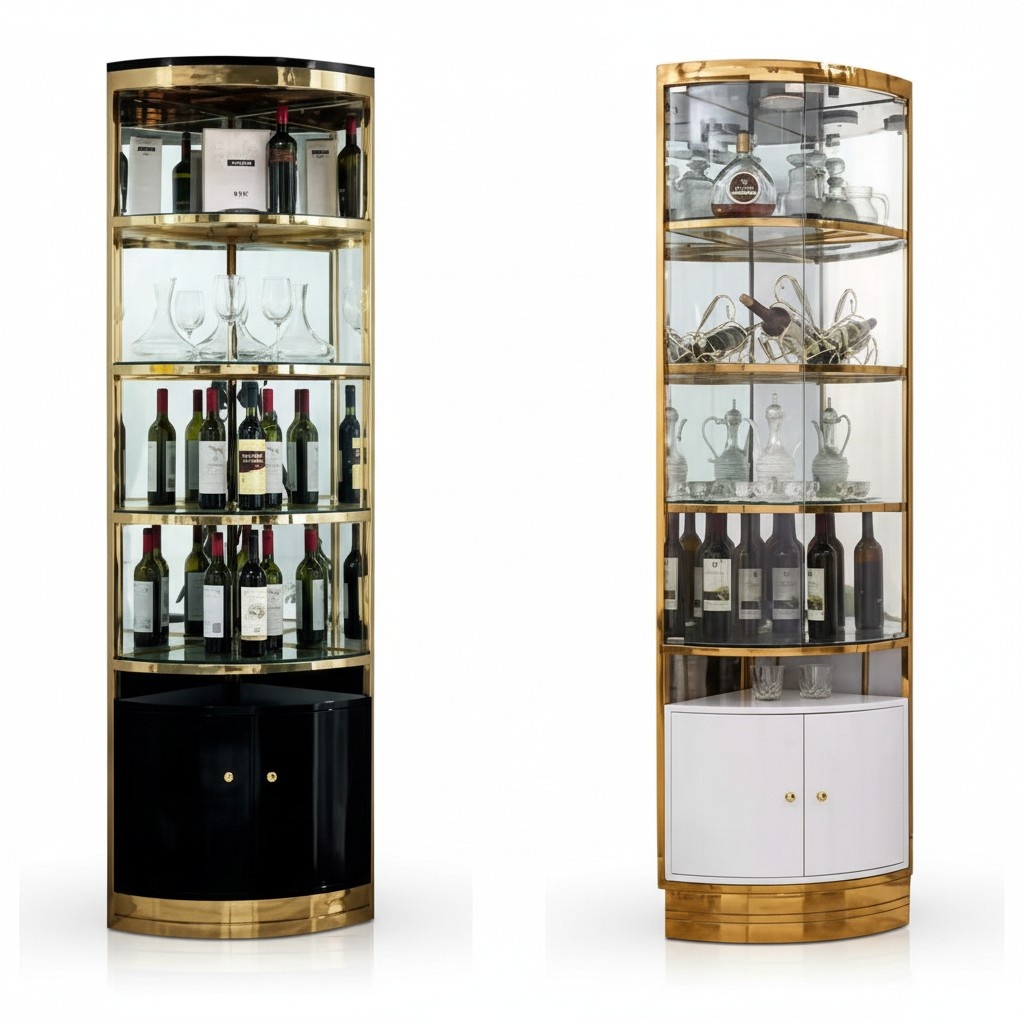 Weinschrank Weinvitrine Weinlagerregal Weinmöbel Weinregalvitrine Weinablage