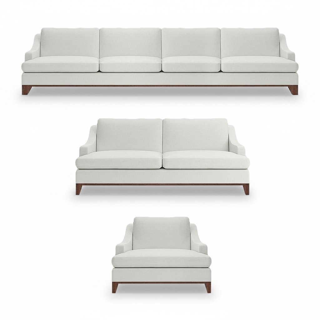Weiß Luxus Sofagarnitur 3tlg Komplett Sofas Einrichtung Sessel Wohnzimmer