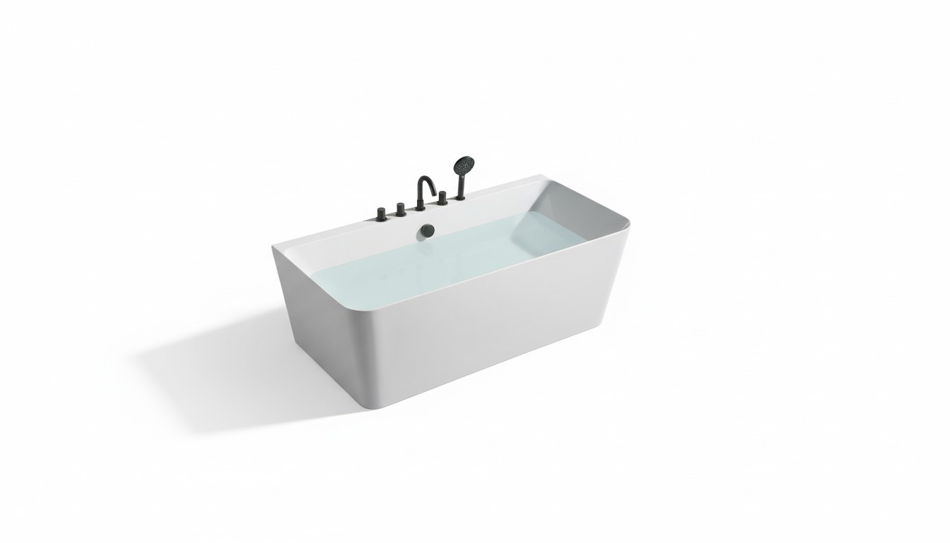 Weiße Badewanne Badezimmer Standbadewanne Acryl Wanne Luxus Wannenbad