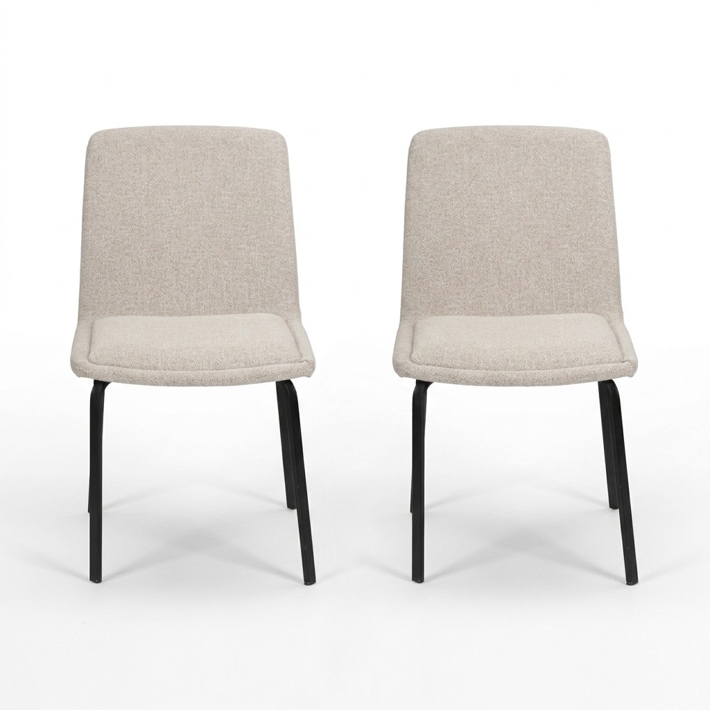 Weiße Polsterstühle Designer 2x Esszimmerstühle Moderne Küchenstühle