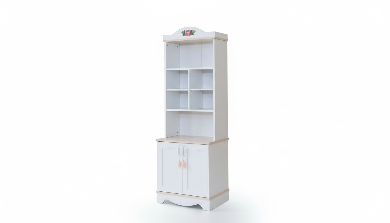 Weißer Moderner Bücherregal Designer Bücherschrank Kinderregal Holzmöbel