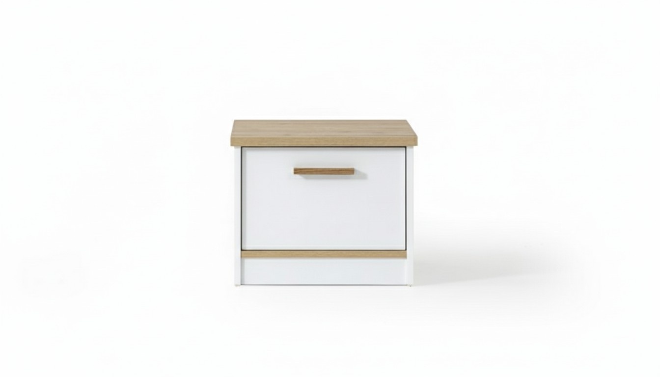 Weißer Nachttisch Moderne Kinderzimmer Nachtkonsole Edler Ablagetisch