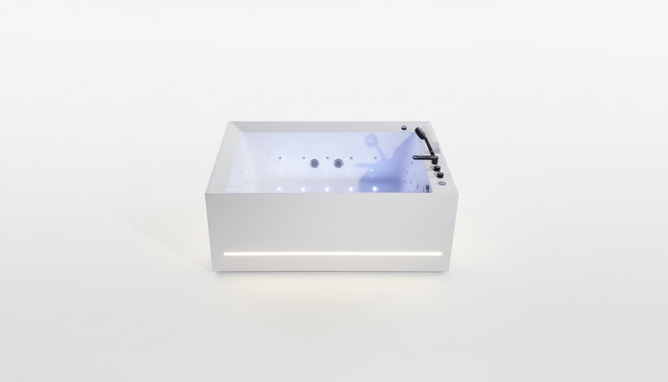 Whirlpool Badewanne Zimmer Wanne Wasserstrahlen Massagedüsen