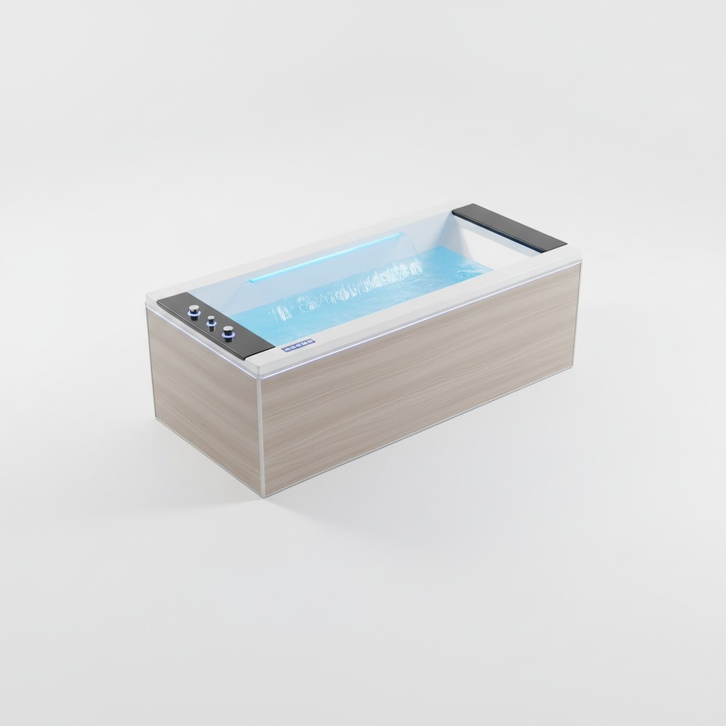 Whirlpool Blubberbad Hydromassagewanne Badewanne Whirlwanne 186x122 cm