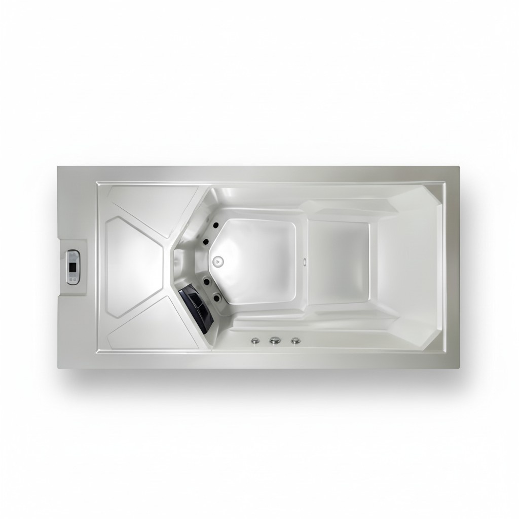 Whirlpool Blubberbad Relaxpool Thermalpool Bad Massagebecken 215x105 cm