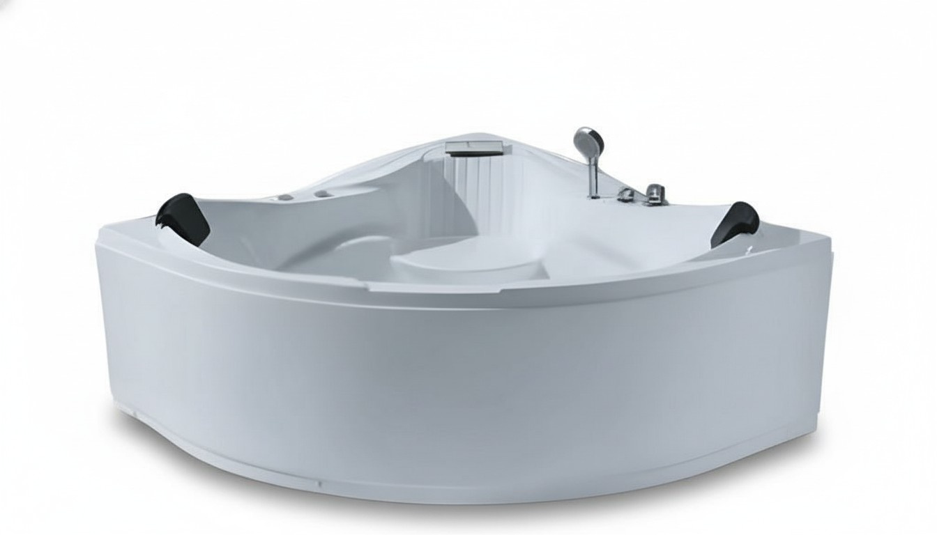 Whirlwanne Hydromassagewanne Whirlpool Blubberbad Spa-Bad Sprudelbad 150x150 cm