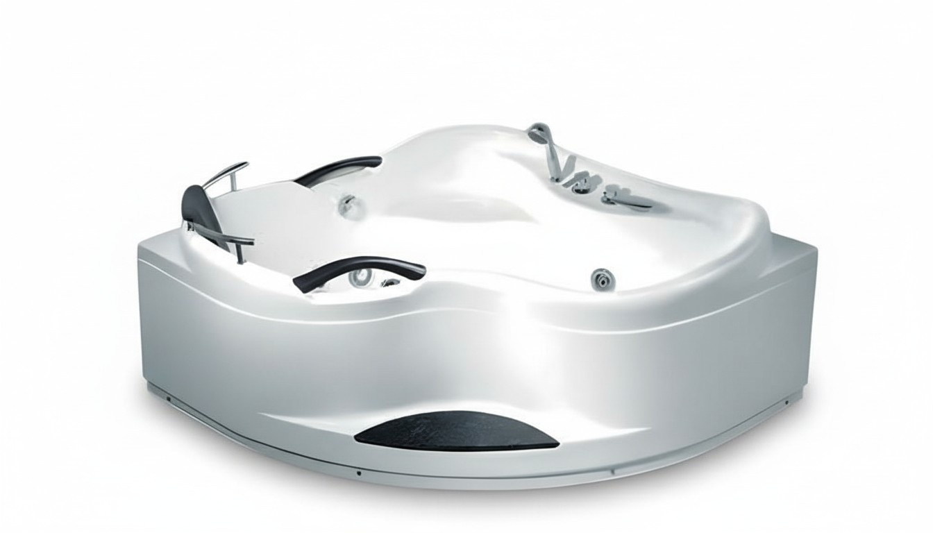 Whirlwanne Whirlpool Blubberbad Hydromassagewanne Spa-Bad 150x150 cm