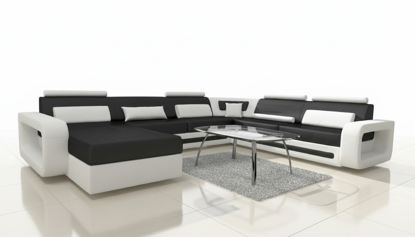 Wohnlandschaft Couch Sofa Couch Designer Couchen Polster Garnitur Neu Ecksofa !