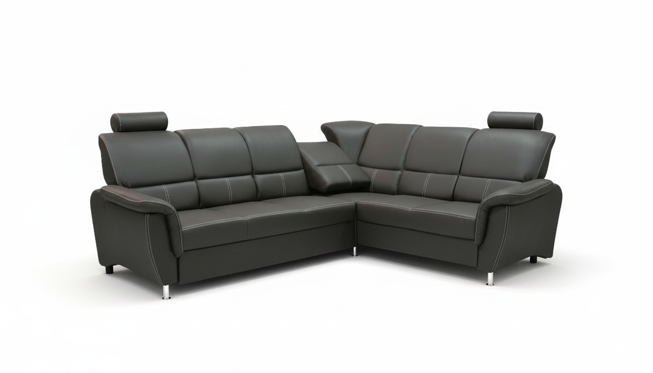 Wohnlandschaft Ecksofa mit Bettkasten Polstersofa Couch Eckcouch Sofa L-Form