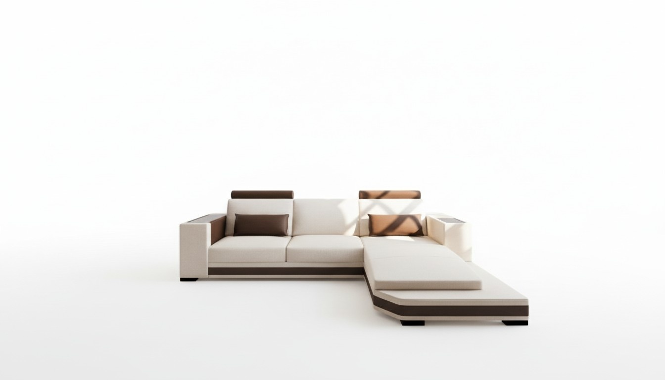 Stoff Ecksofa Garnitur Leder Textil Sofas Wohnlandschaft Sofa Couch Polster Ecke