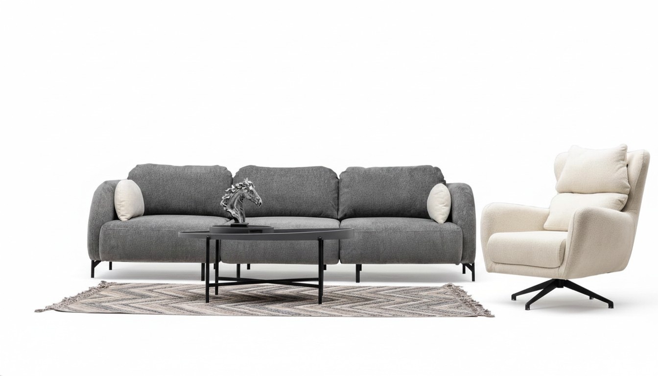 Wohnlandschaft Sofa Couch Set Polstergarnitur Sitzgruppe Sitzgruppe Lounge 4+1