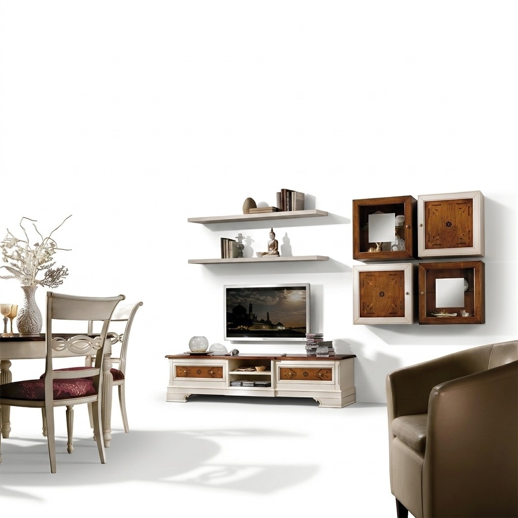 Wohnzimmer-Wandschrank-Set Wandschrank-Set Wandregal für Wohnzimmer TV Wandregal für Wohnzimmer