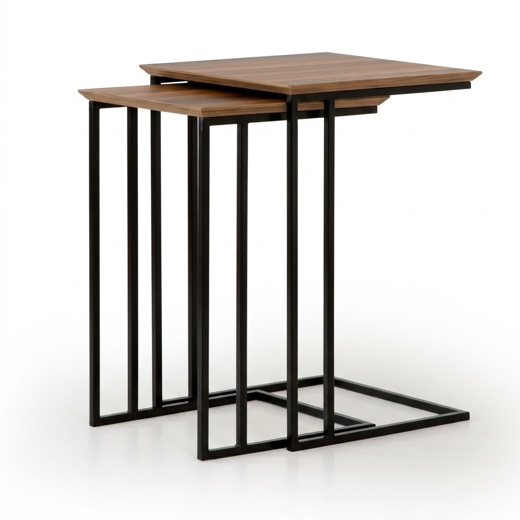 Wohnzimmer 2x Beistelltisch Tisch Design Möbel Luxus Einrichtung Modern