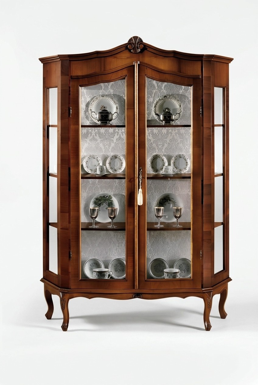 Wohnzimmer Anrichte Glas Schrank Vitrine Esszimmer Anrichte Holz Schränke Möbel