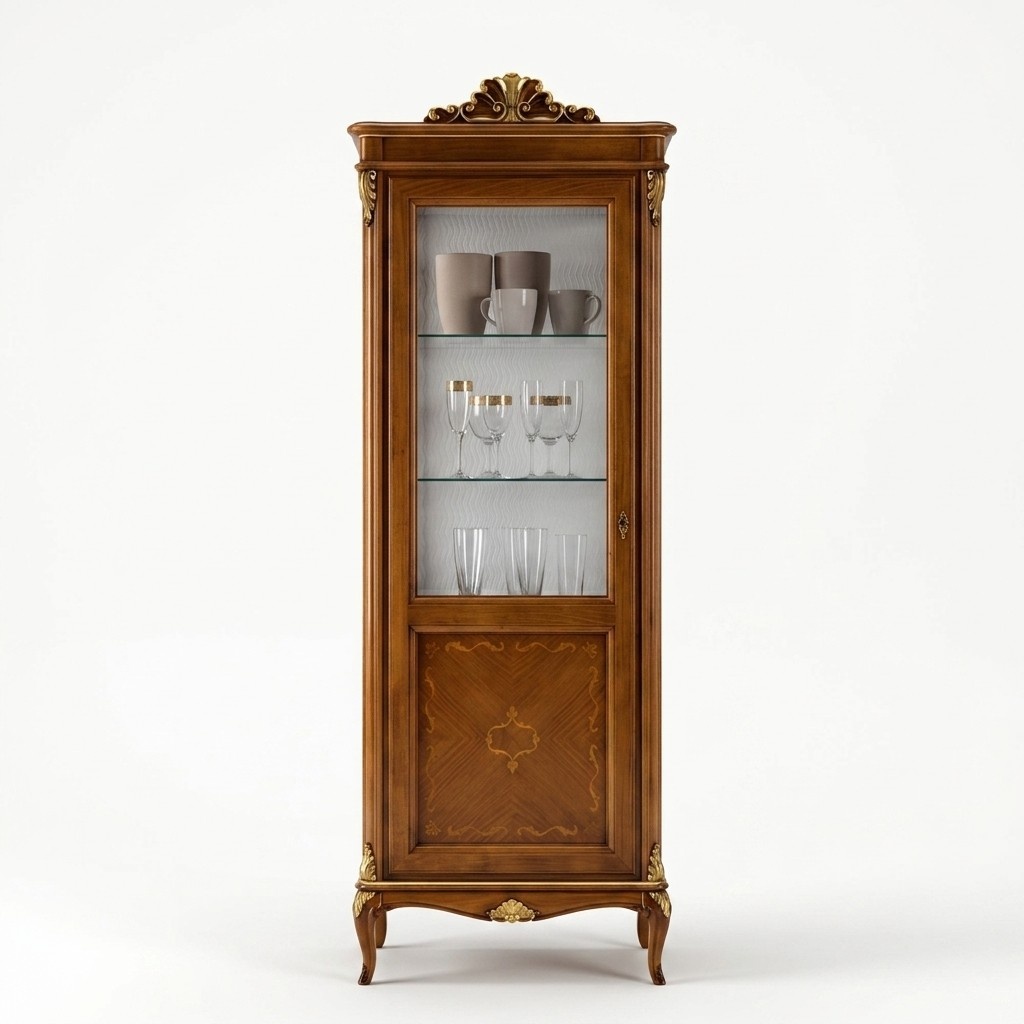 Wohnzimmer Sideboard Holzschränke Glasvitrine Vitrine Esszimmer Sideboard