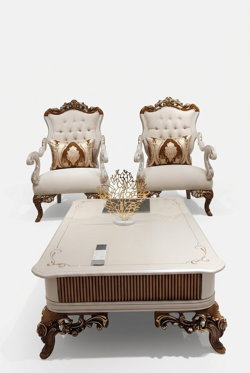 Wohnzimmer Couchtisch Luxus Tisch 120x72 Tische Holztische Möbel Einrichtung