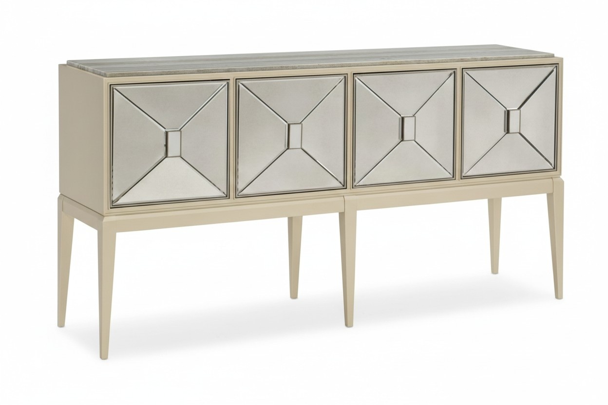 Wohnzimmer Holz NEU Modern Luxus Design Kommode Möbel Sideboard