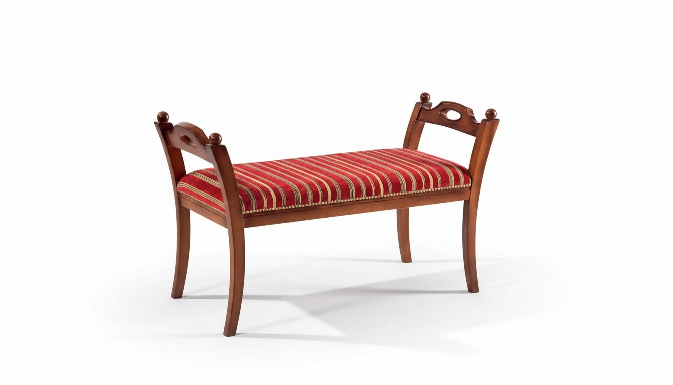 Wohnzimmer Klassische Sitzbank Designer Bank Luxus Sitzmöbel Fußhocker
