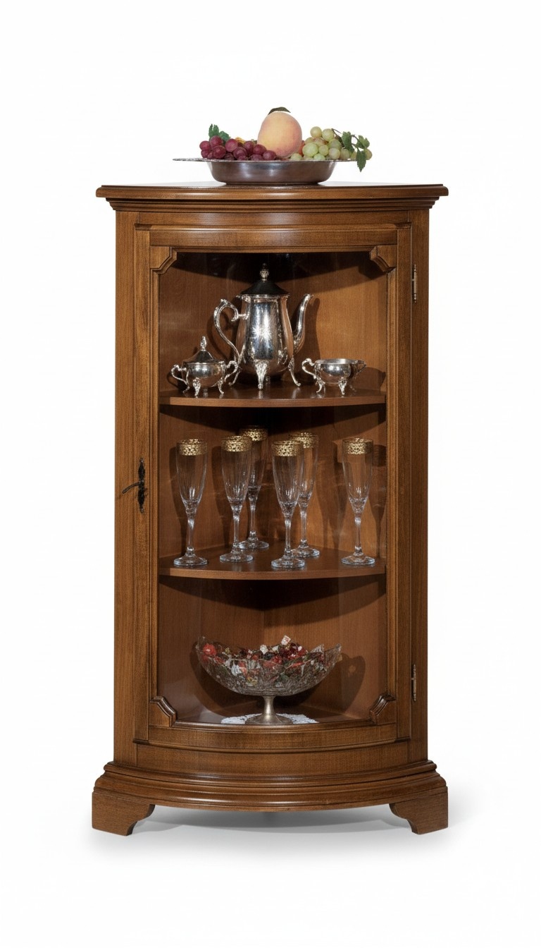 Wohnzimmer Möbel Glasschrank Holz Vitrinen Glas Schrank Schränke Regale