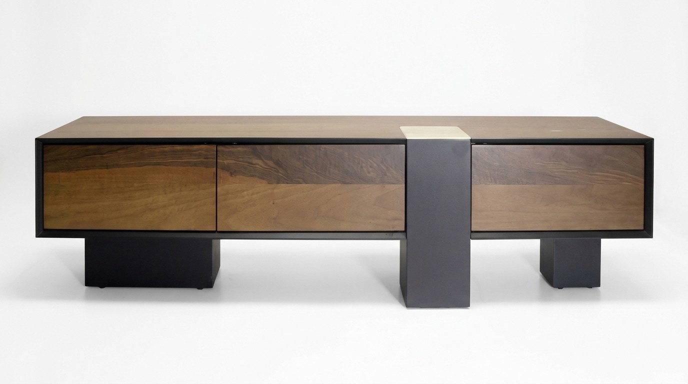 Wohnzimmer Sideboard Luxuriöser TV-Schrank Holz Lowboard Möbel Neu