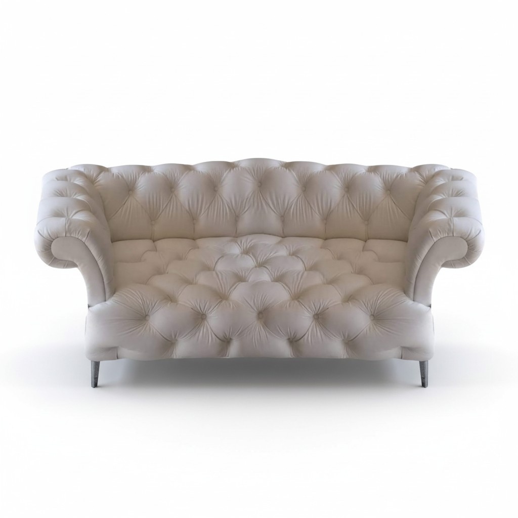 Wohnzimmer Sofa Zweisitzer Couch Polster Leder Modern Polstermöbel Chesterfield