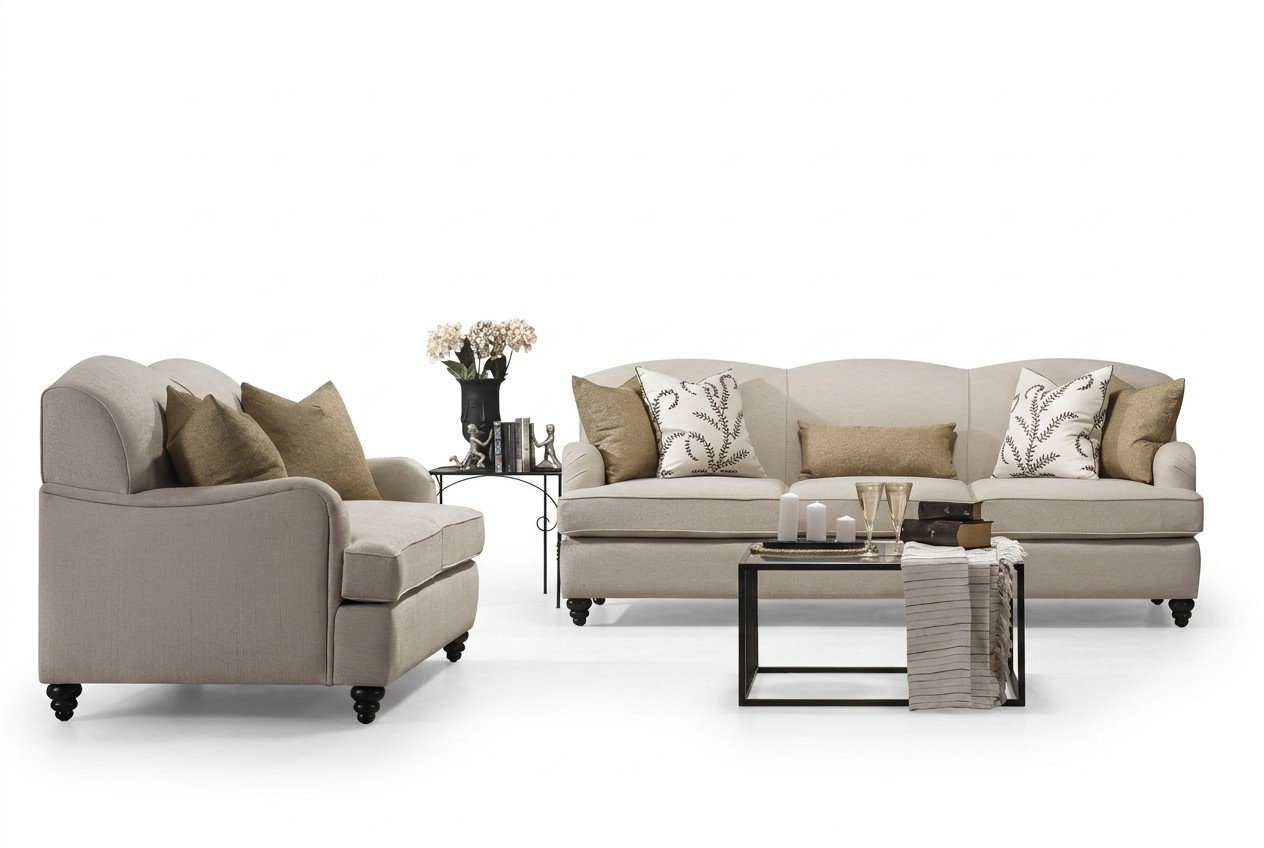 Wohnzimmer Sofagarnitur Zweisitzer mit Dreisitzer Luxus Sofa Design Einrichtung