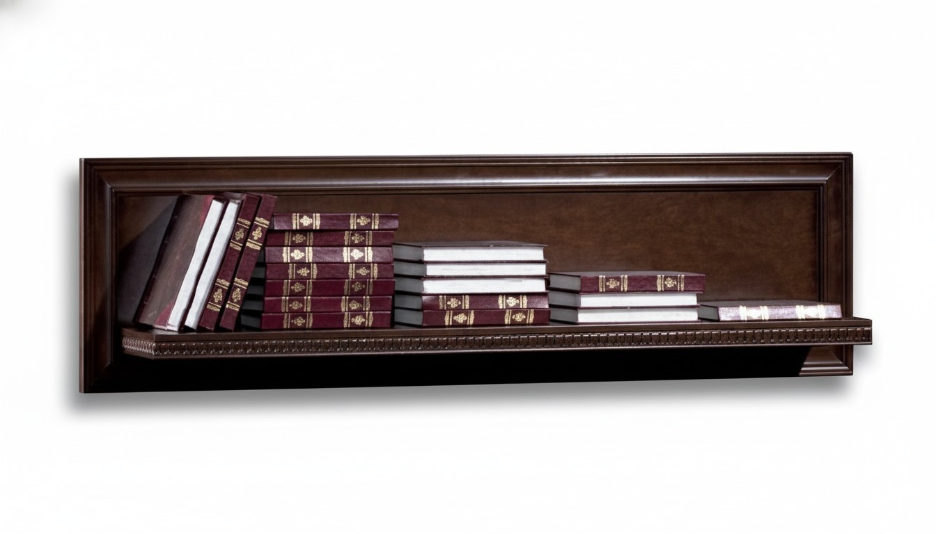 Wohnzimmer XXL Bücherregal Massiv Holz 131cm Ablage Regal Regale- Model V-P1