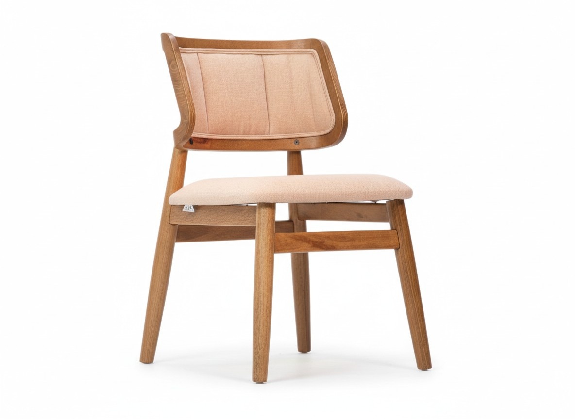 Wohnzimmerstuhl Stuhl Essstuhl Esszimmerstuhl Küchenstuhl Gepolstert Rosa