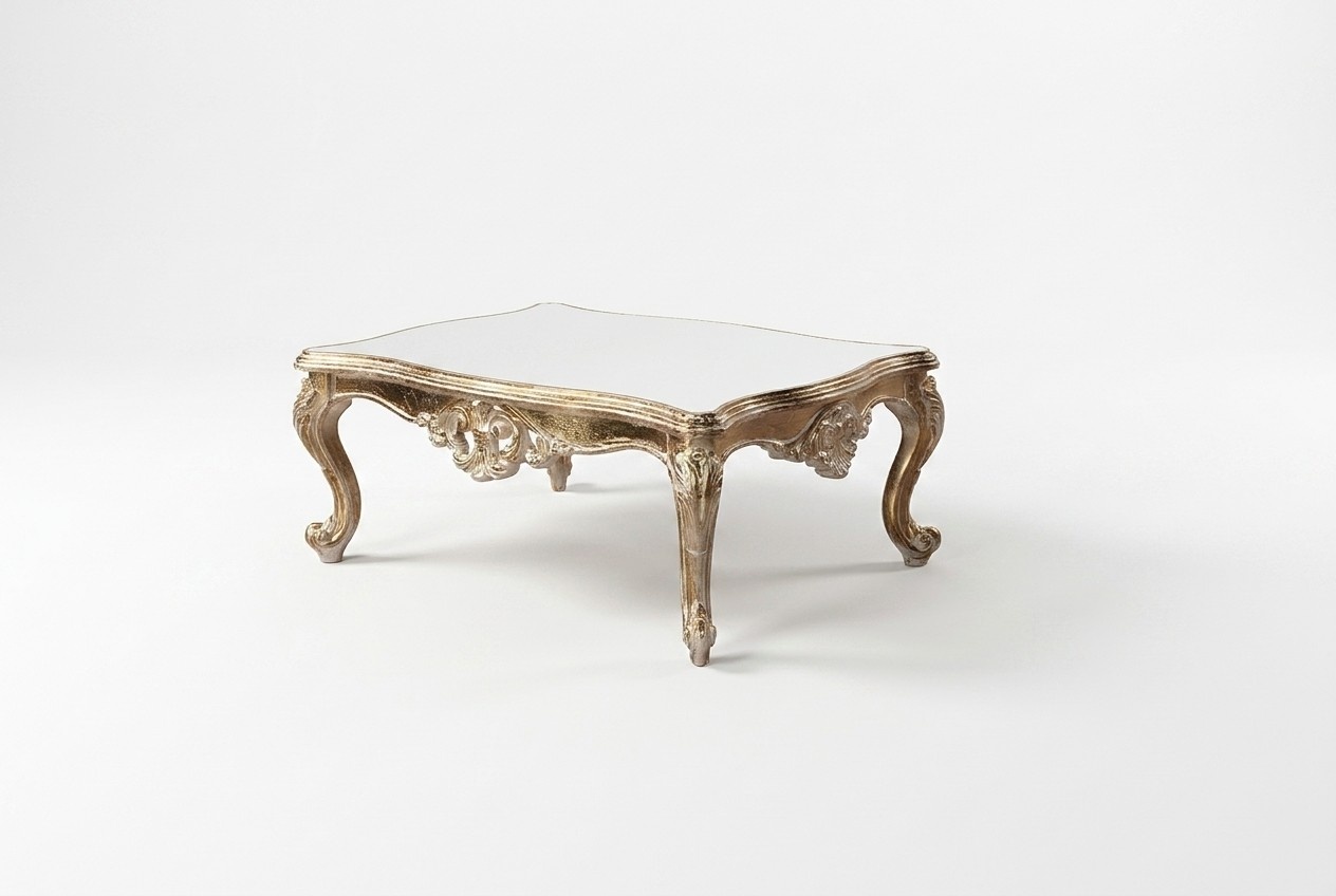 Wohnzimmertisch Tisch Sofa Tische Klassischer Beistelltisch Abstelltisch Golden