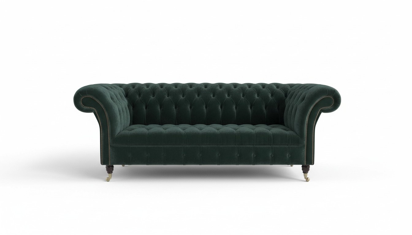 XXL Big Sofa Couch Chesterfield Polster 3 Sitzer Sitz Garnitur Leder Textil