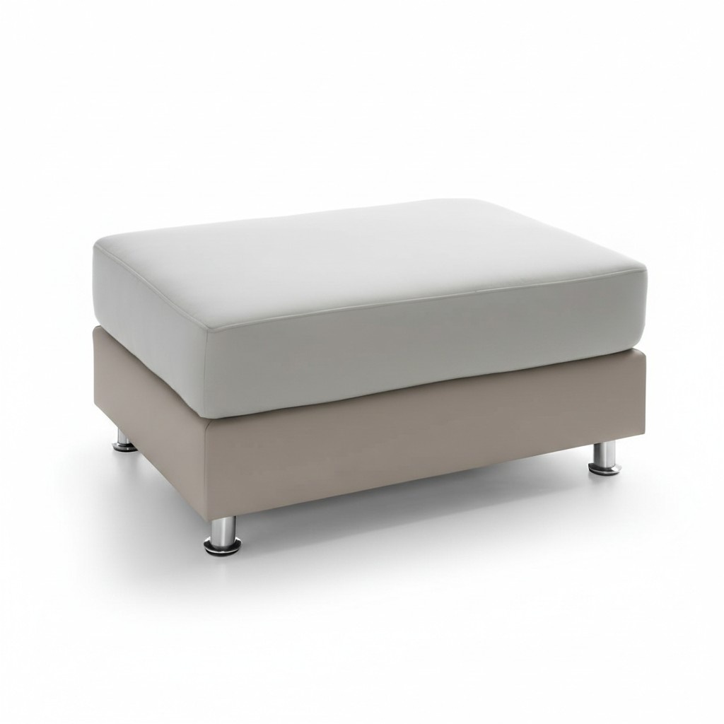 XXL CLUB FUSSHOCKER CLUB LOUNGE HOCKER LEDER TEXTIL OTTOMAN DESIGNER