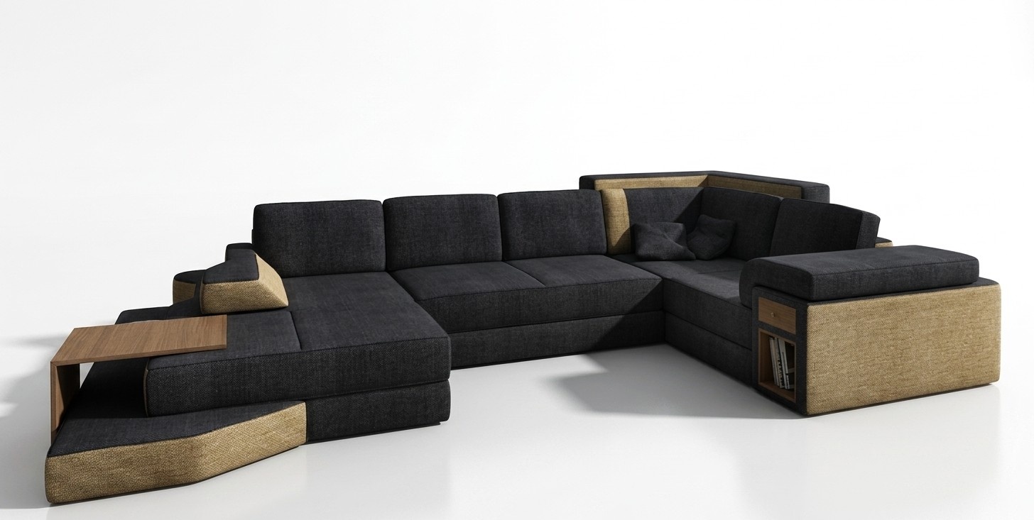 Sofagarnitur Couch Polster Sofa 3+2 Komplett Set Garnituren Design Leder 2tlg.