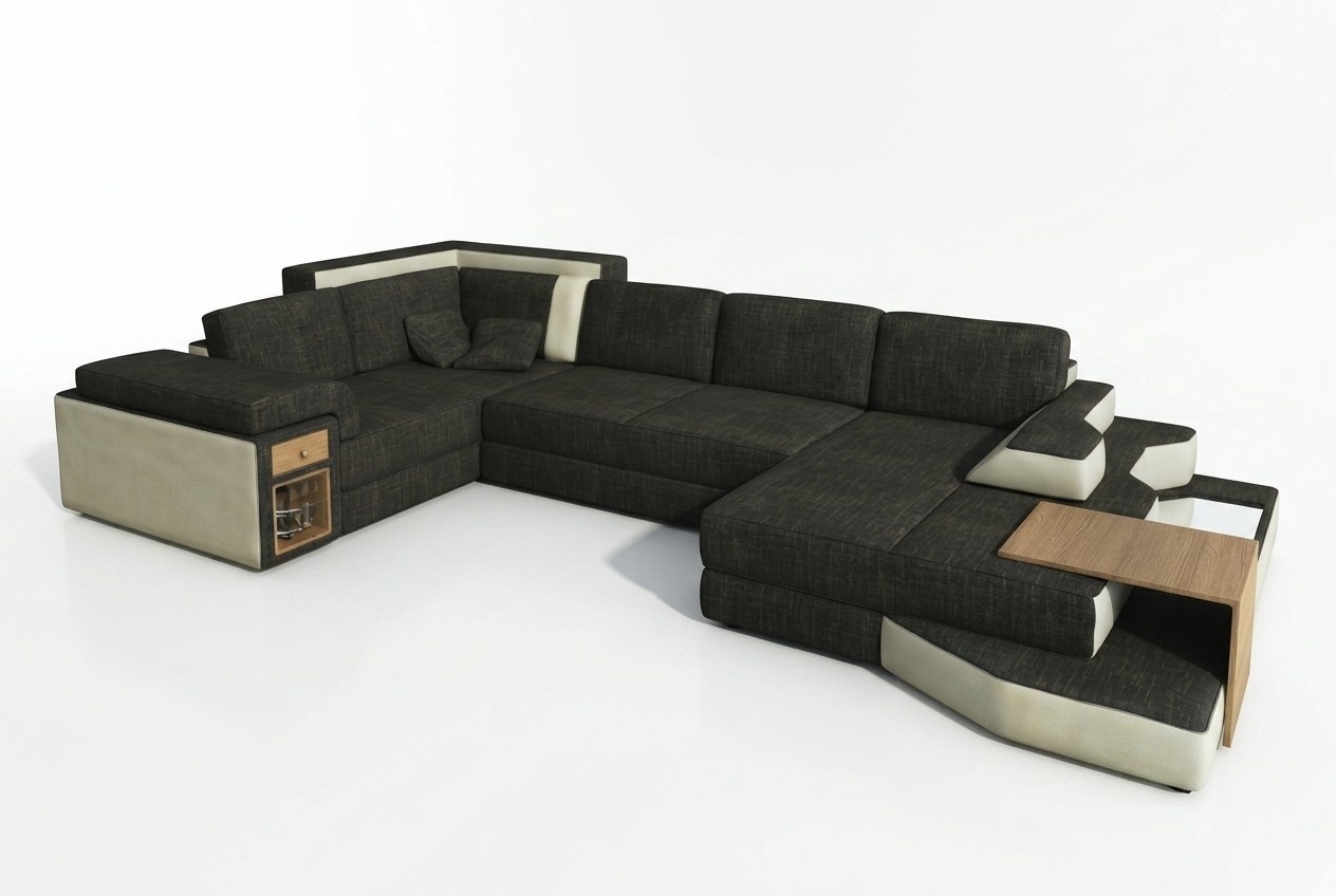 Sofagarnitur Moderne Wohnzimmer Couch Sofa Sitz 3+1+1 Komplett Garnitur Set Neu
