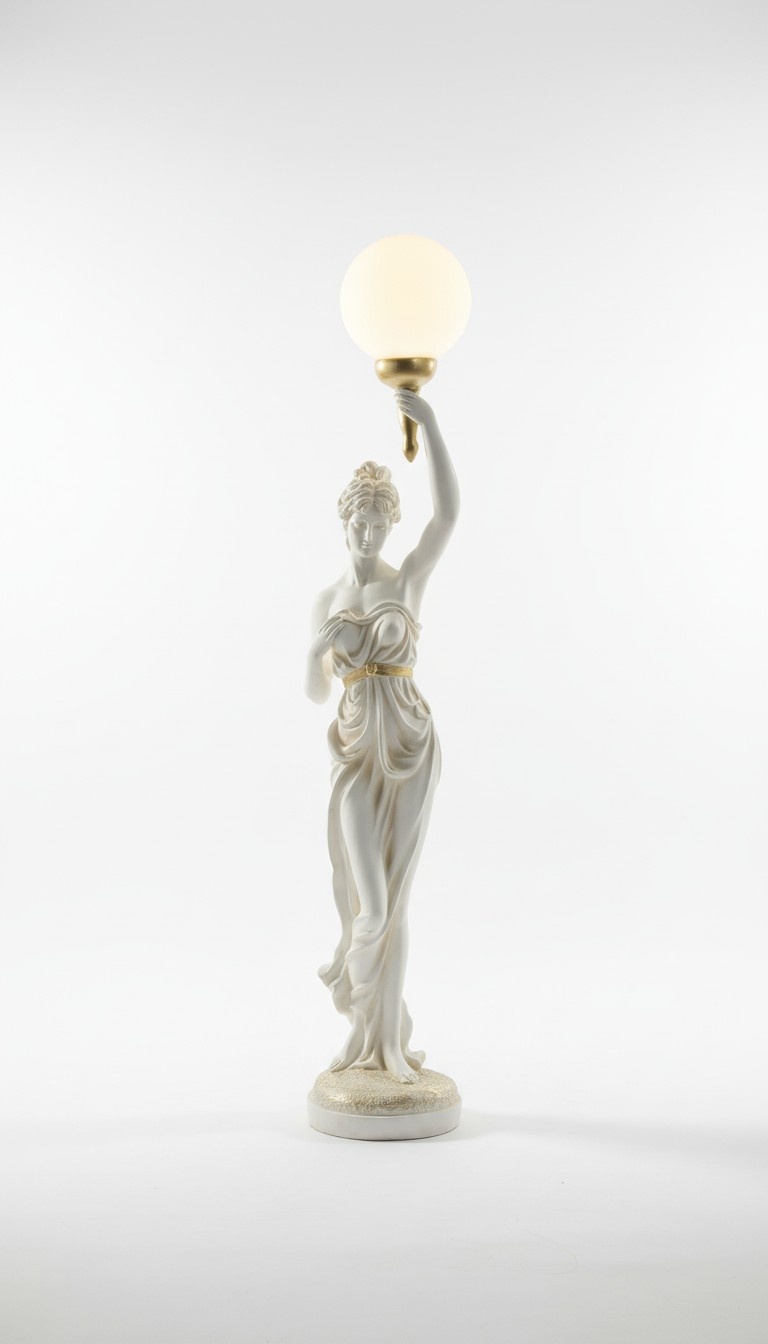 XXL Design Steh Leuchte Stand Leuchten 153cm Lampe Skulptur Figur