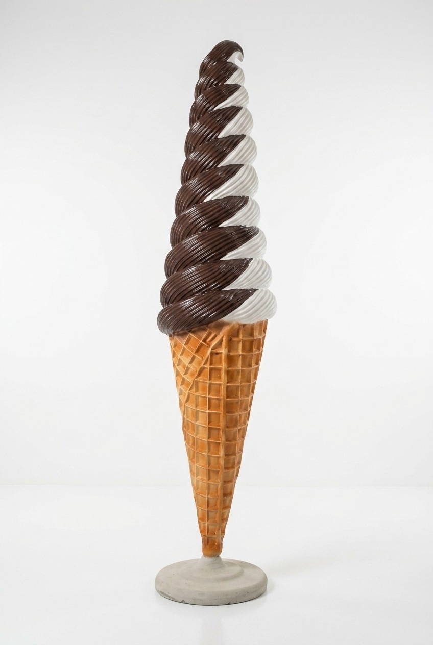 XXL Eis Diele Werbung Aufsteller Figur Garten Dekoration Deko Werbe