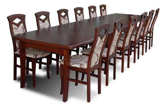 Essgruppe Esstisch Tisch mit 12 x Stühlen Model Z34