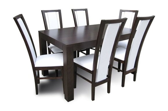 Essgruppe Esstisch Tisch mit 6 x Stühlen Model Z35