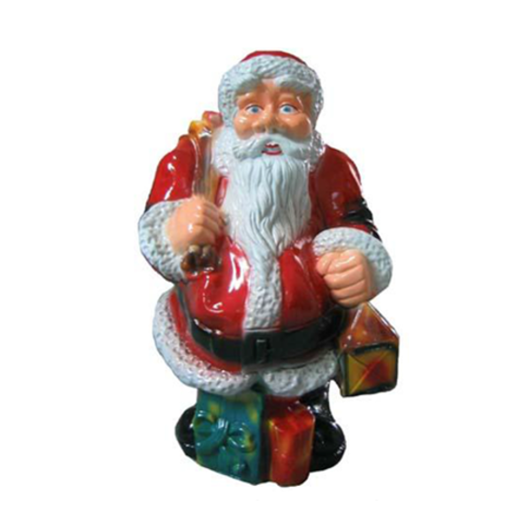 Weihnachtsmann Figur Statue Deko Figuren Dekoration Nikolaus Skulptur