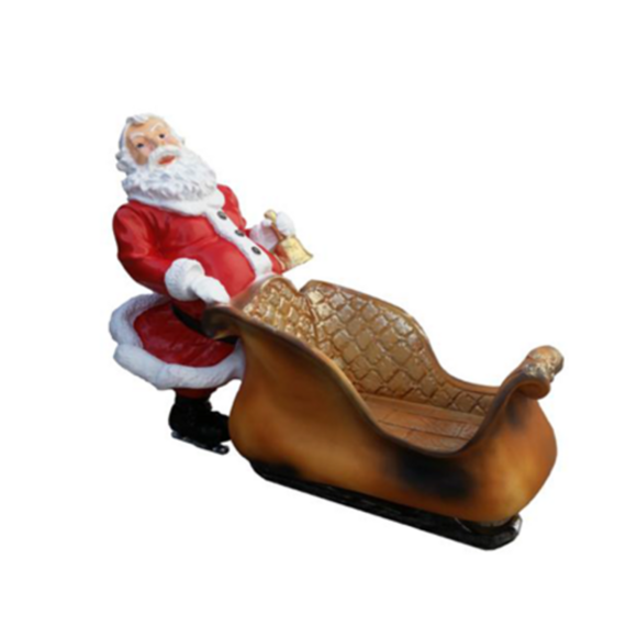 Weihnachtsmann Figur Statue 50 cm Deko Figuren Dekoration Nikolaus